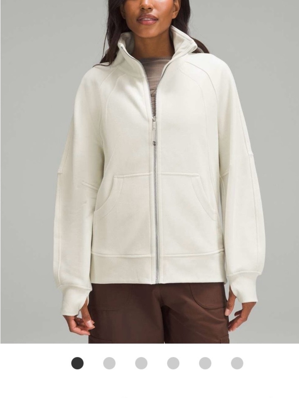 Lululemon scuba oversized funnel neck full zip